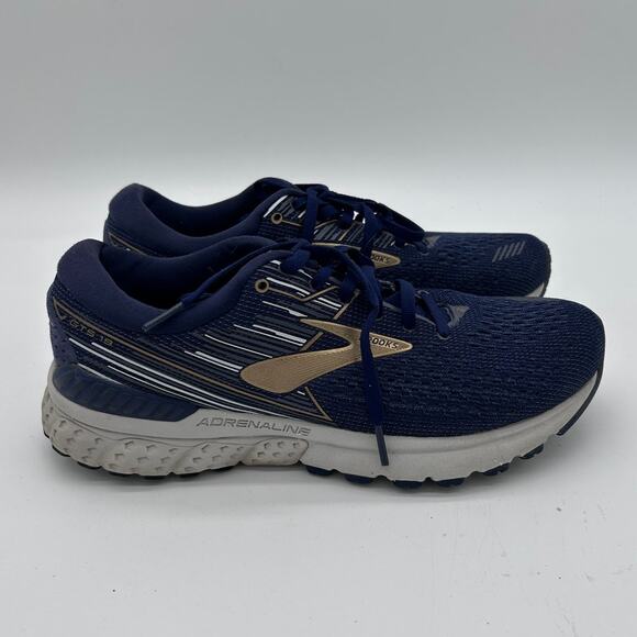 Brooks Adrenaline Navy Athletic Shoes - Picture 1 of 6